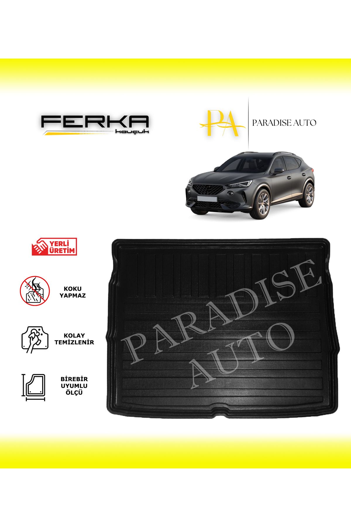 Paradise Auto Cupra Formentor Üst Kademe SUV 2020 ve Üstü Bagaj Havuzu