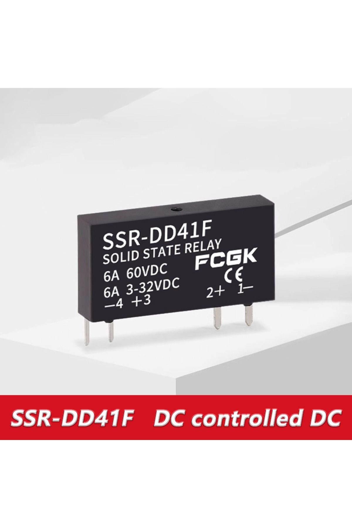 Choice-Ssr-dd41f Slim Relay Ssr-41fda Ssr-41fdd Solid State Relay 6a Din Rail Relay Dc Control Ac Dc Contro 1