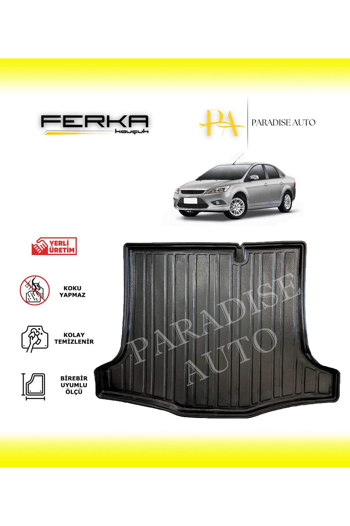 Paradise Auto Ford Focus Sedan 2005-2011 Bagaj Havuzu