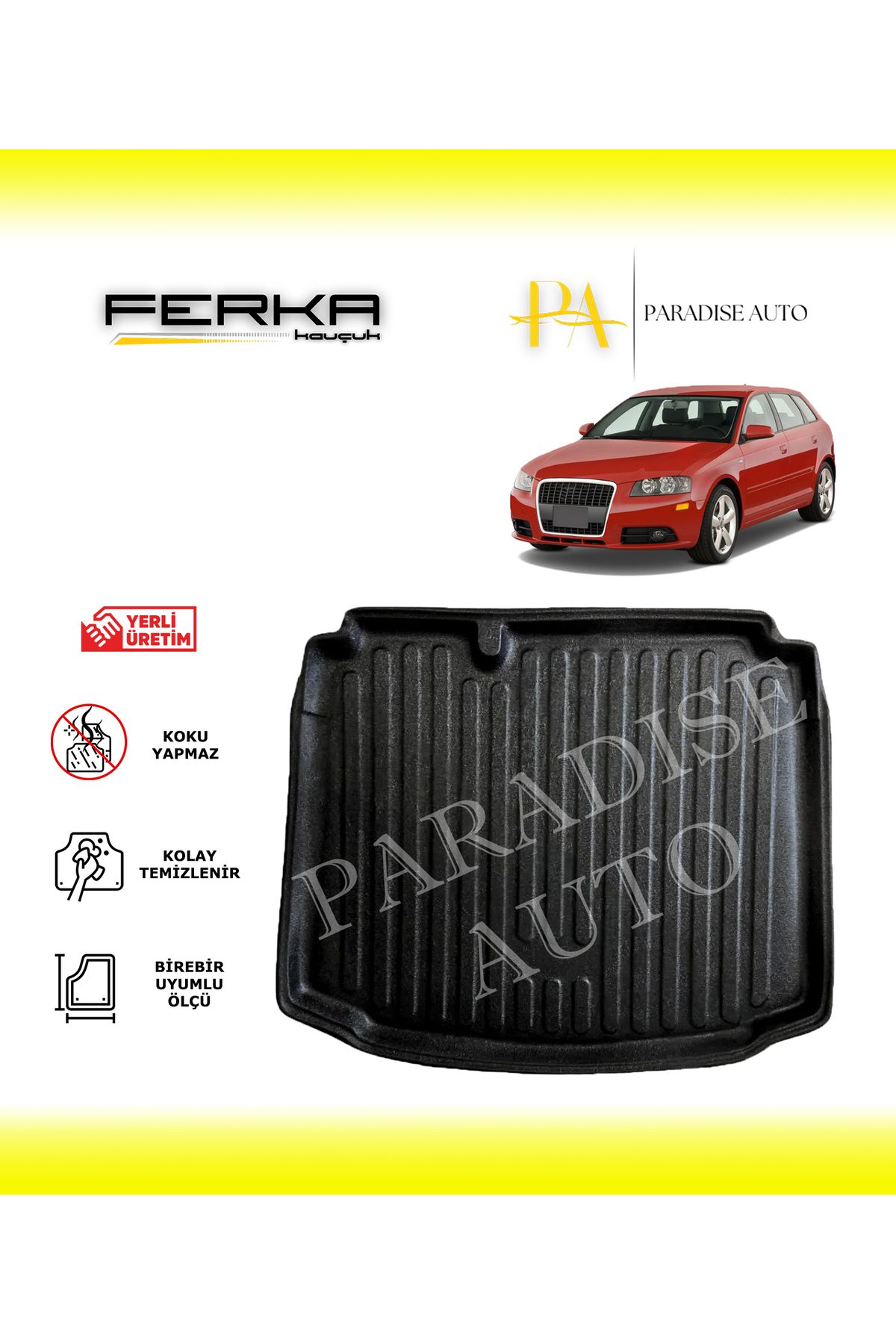Paradise Auto Audi A3 Sportback HB 2004-2012 Bagaj Havuzu
