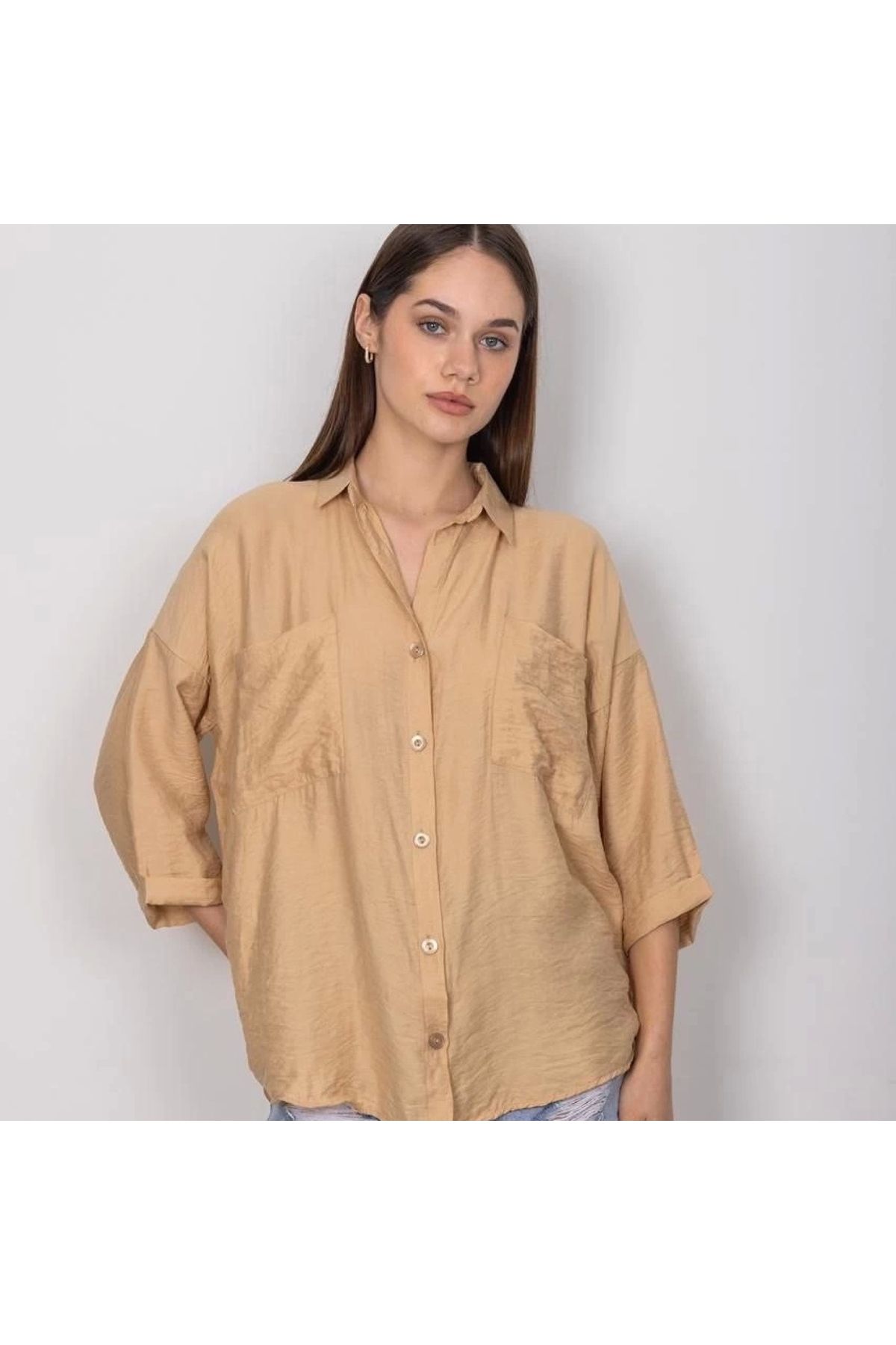 BYB MODA TASARIM Cepli salaş gömlek t1010