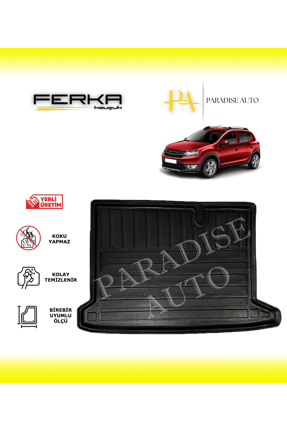 Paradise Auto Dacia Sandero HB 2012-2020 Bagaj Havuzu