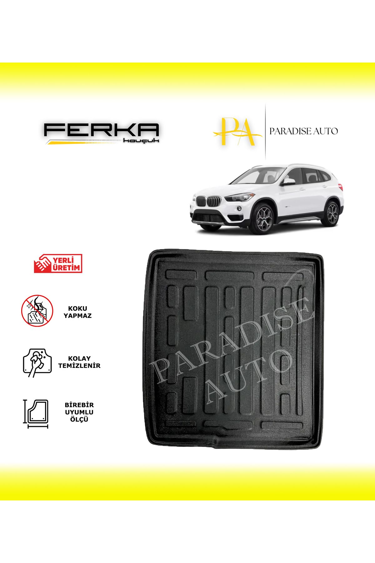 Paradise Auto BMW X1 SUV 2010-2015 Bagaj Havuzu