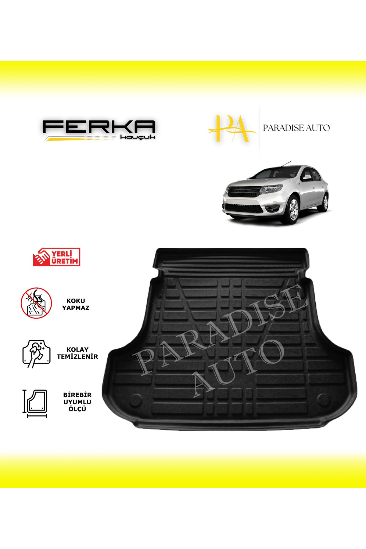 Paradise Auto Dacia Logan 2013-2020 Bagaj Havuzu