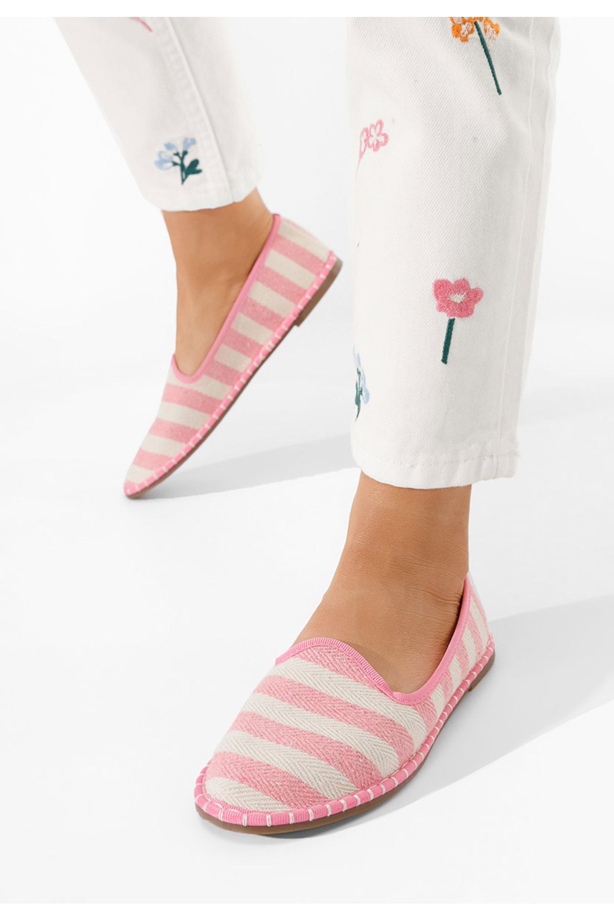 B T Shoes Espadrile Dama Dorika Roz Femeie - 37