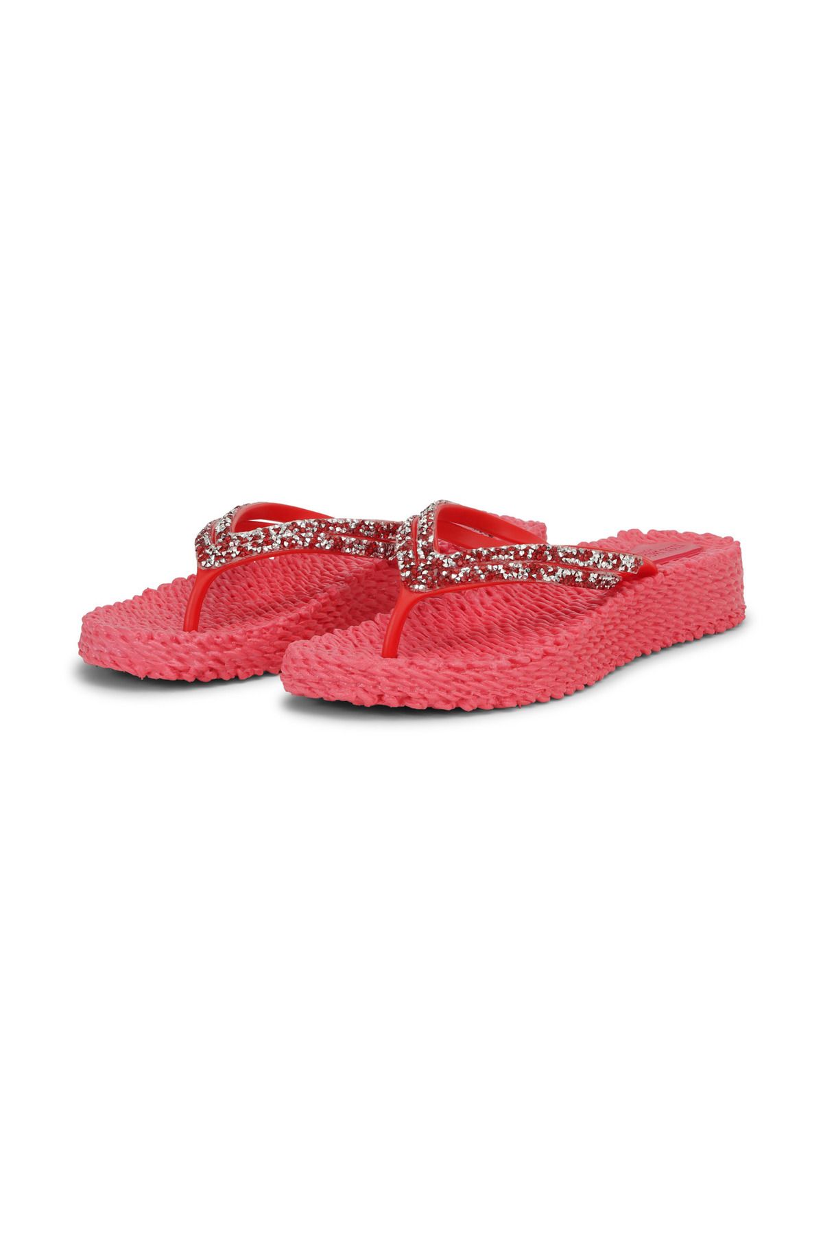 Ilse Jacobsen Raspberry Cheerful15 - Pembe Platformlu Parmak Arası Terlik