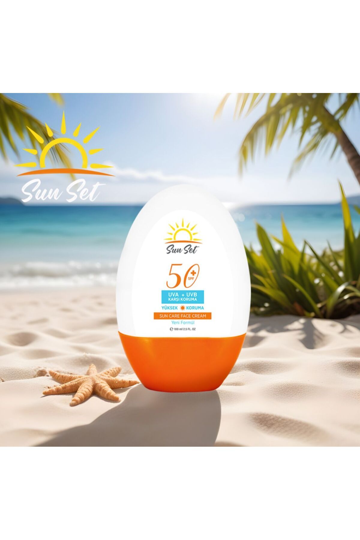 SUN-SETS-Sun Set Sun Cream - 100 Ml, 50+spf 1