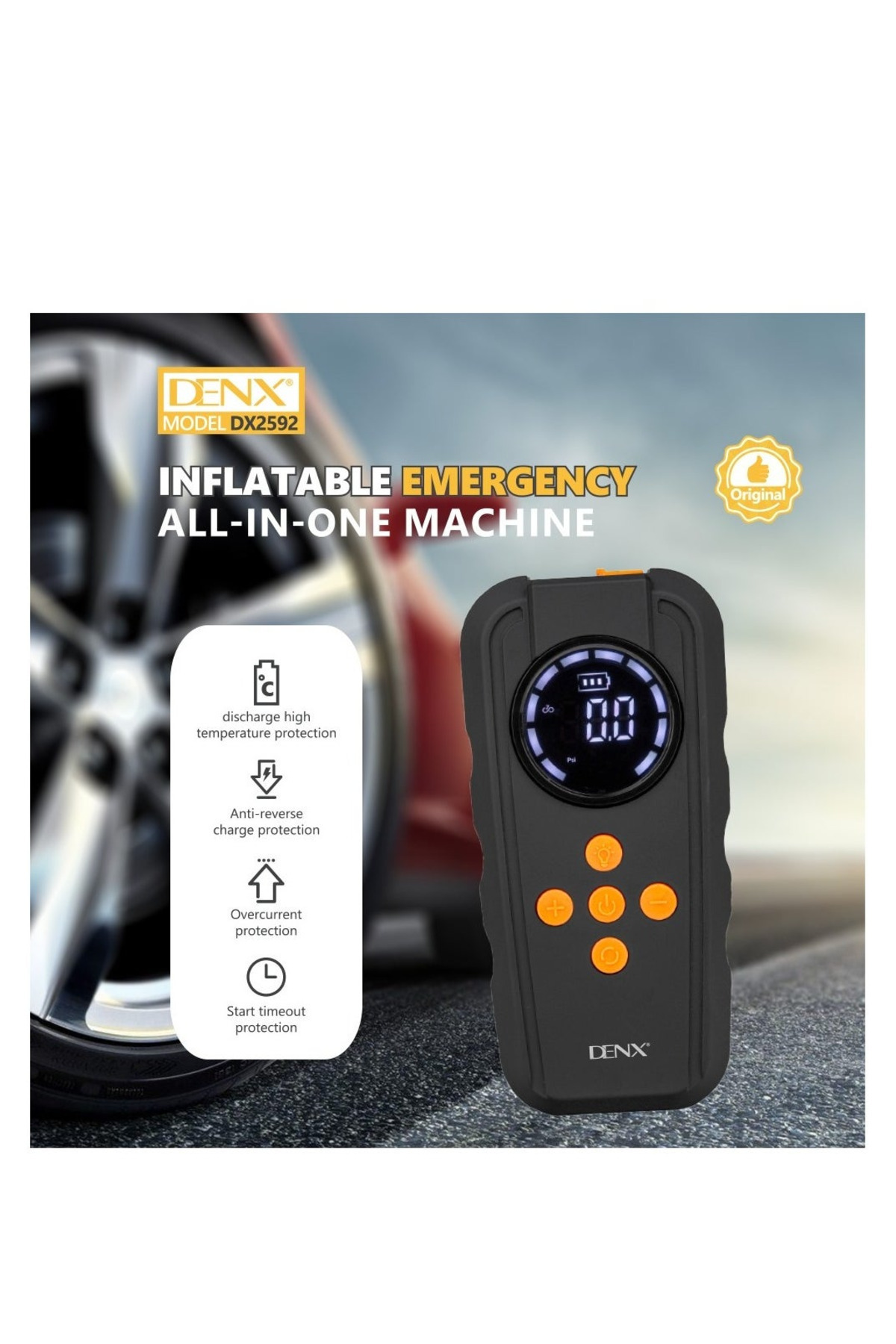 Denx-Car Air Compressor Dx2592 6