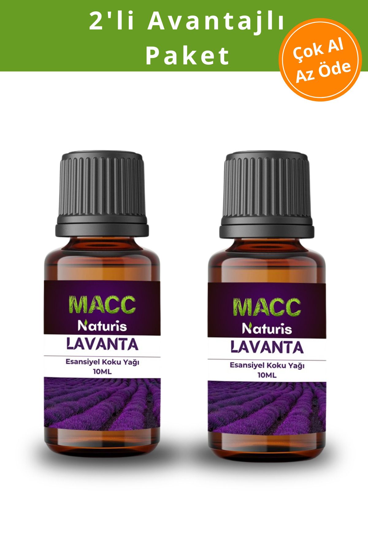 MACC Naturis Favori Set Lavanta Esansiyel Uçucu Yağ Buhurdanlık Yağı Hava Nemlendirici Aroma Difüzör Kokusu Esans