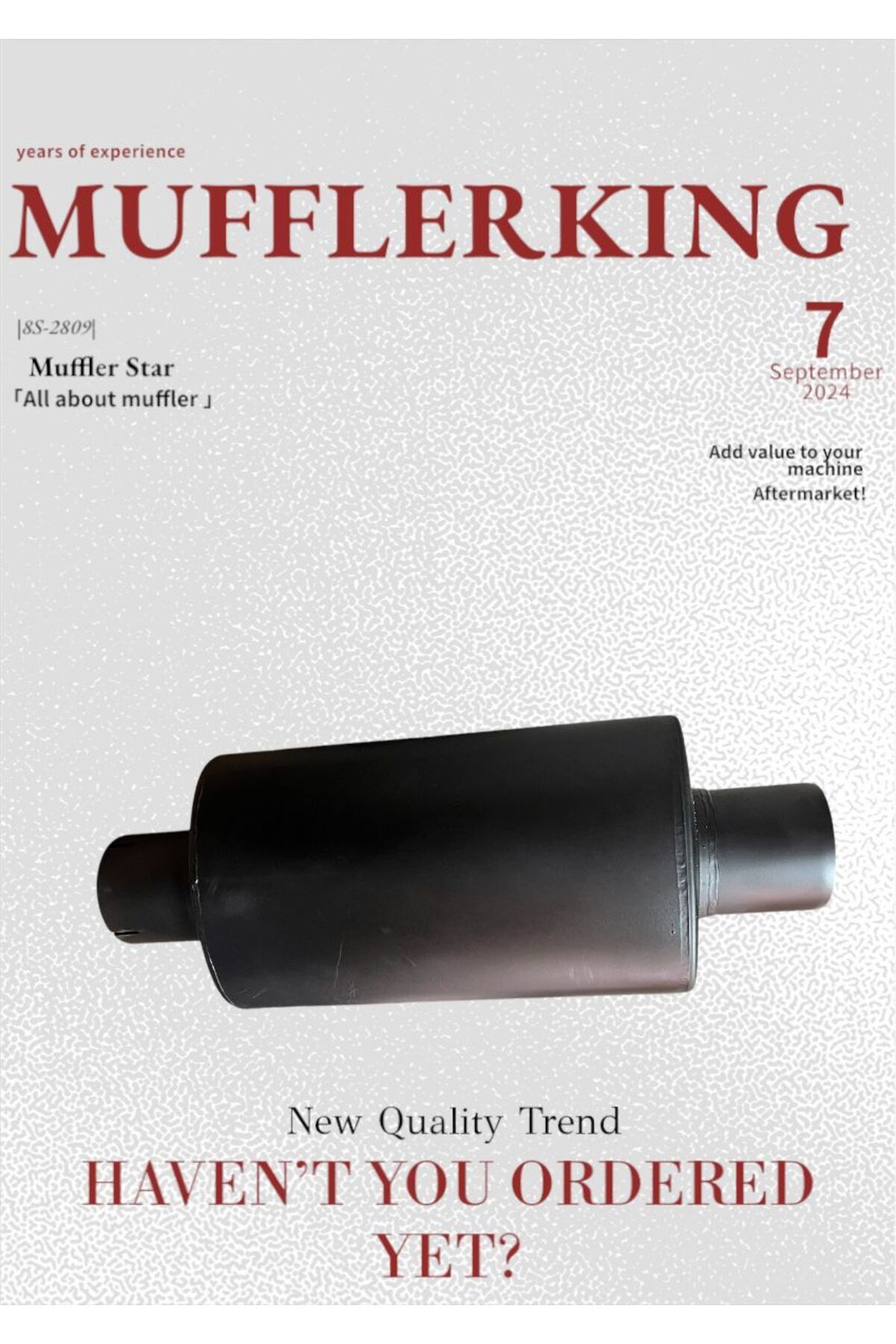 Muffler King 8S2809 8S-2809 EGZOZ CAT 955 UYUMLU