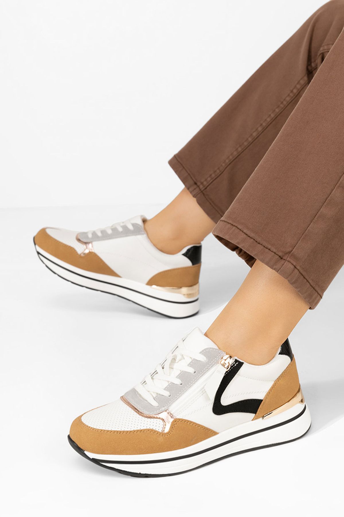 B T Shoes Sneakers Dama Marilou Albi Femeie - 39