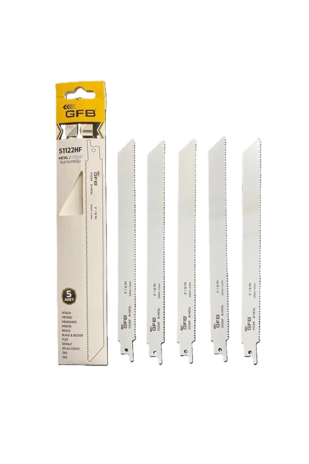 GFB S1122EF Metal Tilki Kuyruğu Testere 5 li Paket