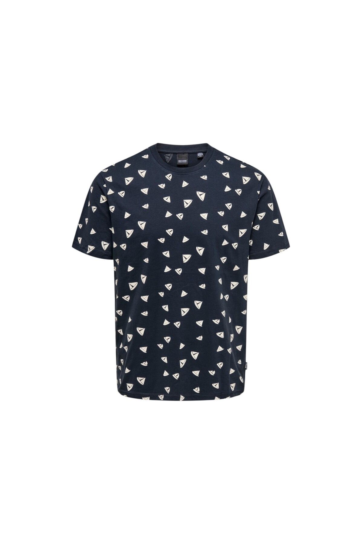 ONLY Erkek T-Shirt Sıfır Yaka Desenli 22028732