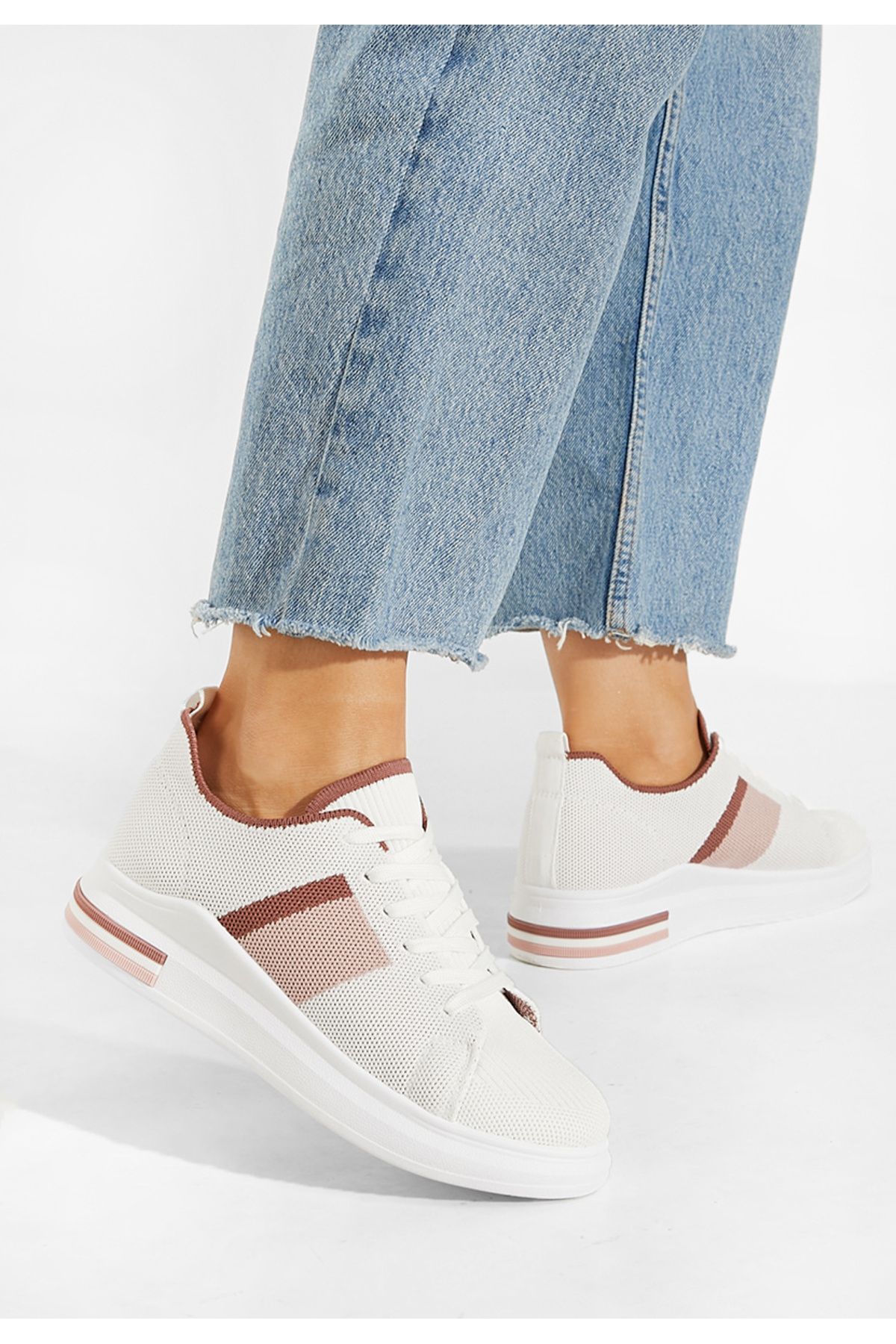 B T Shoes Sneakers Dama Albi Juliana Femeie - 39
