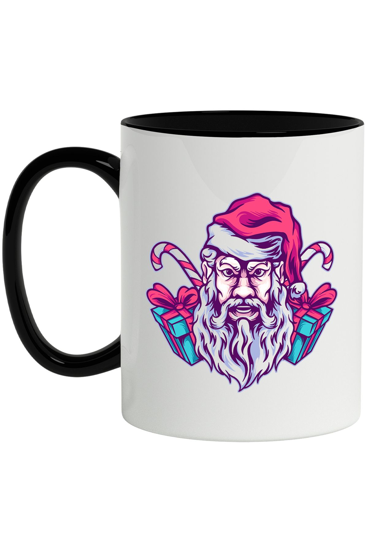 StoryGift Romania Cana Cu Mos Craciun, Dulciuri, Cutii De Cadou, Panglica, Barba, Multicolor 330 M, Cu ,stg - One Size