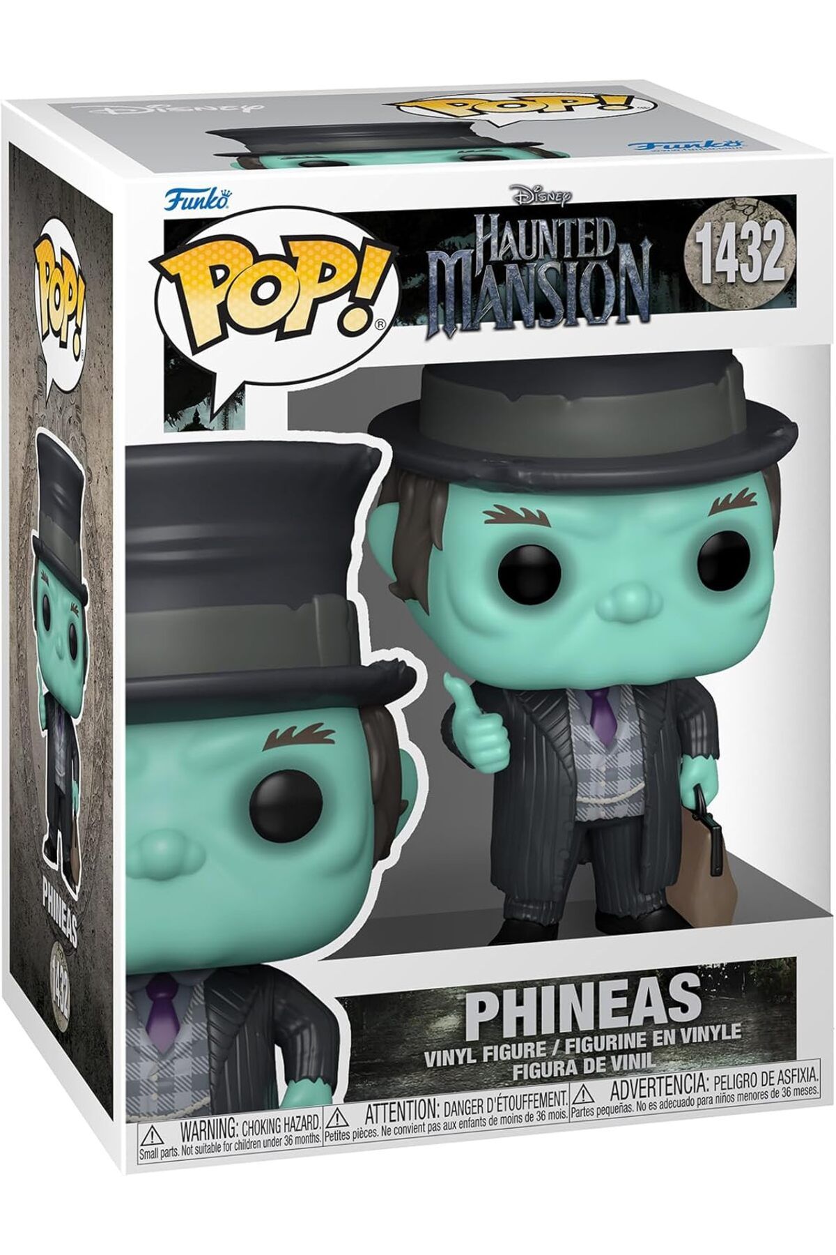 Funko POP! Disney: The Haunted Mansion, Phineas Koleksiyon Figürü, Resmi Lisanslı Ürün