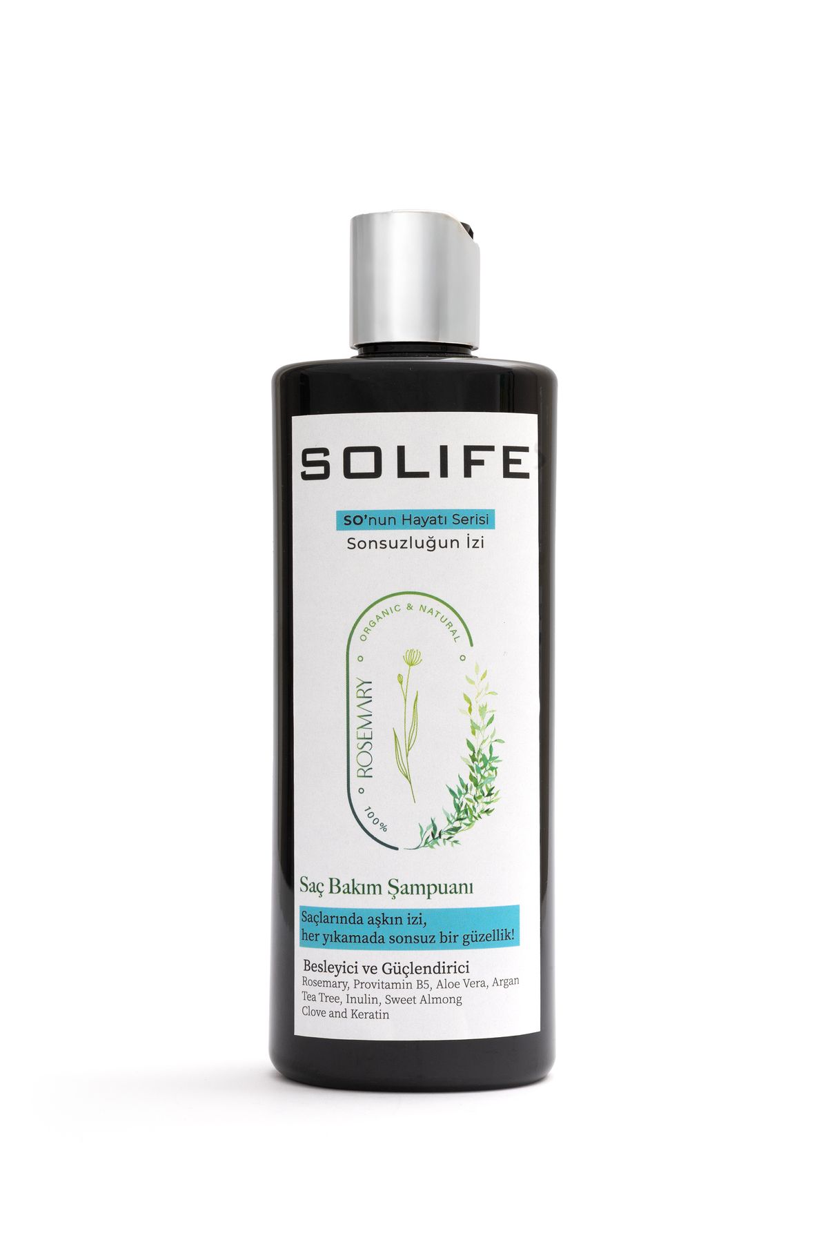SOLIFE Sonsuzluğun İzi Biberiye Şampuanı