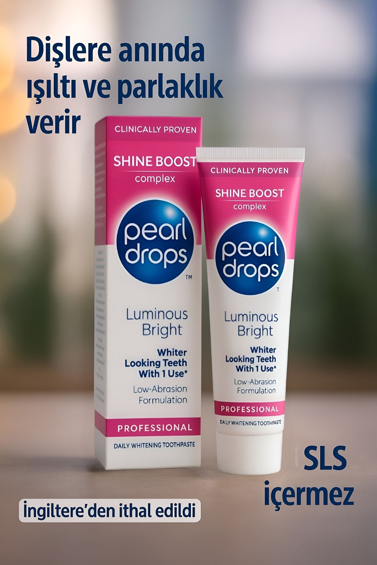 Pearl Drops-Luminous -2 Pieces. Instant, Radiant, Bright and Whitening Toothpaste in 1 Week 75ml 6