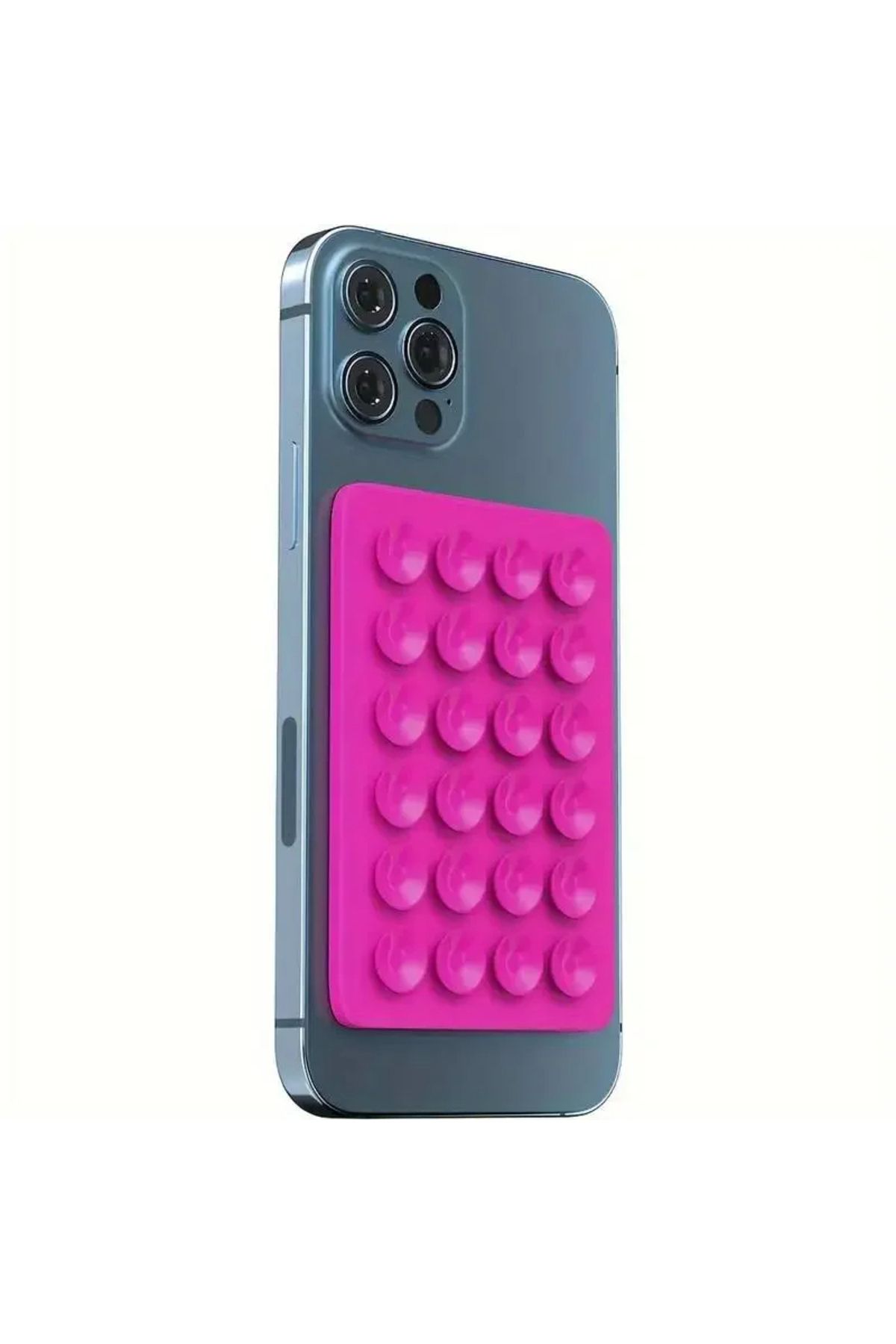 DC TECNO Silikon Vakumlu Telefon Tutucu, Cep Telefonu için Silikon Yapışkanlı, Kaymaz Vantuz Telefon Tutucu