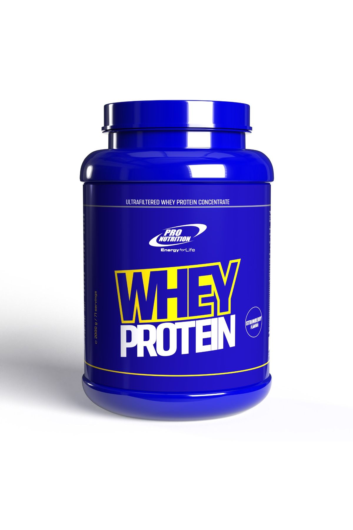 Pro Nutrition Concentrat Proteic Din Zer, Proteină Din Zer Cu Căpșuni 2000g - One Size