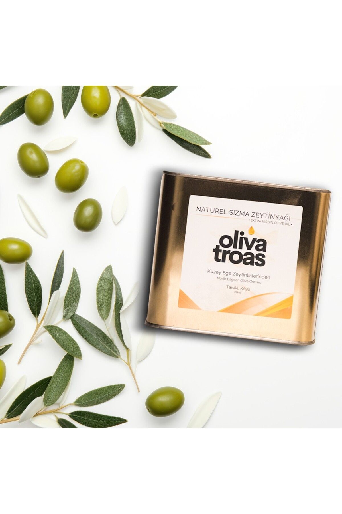 Oliva Troas Olivatroas Natürel Birinci Zeytinyağı 2 Litre