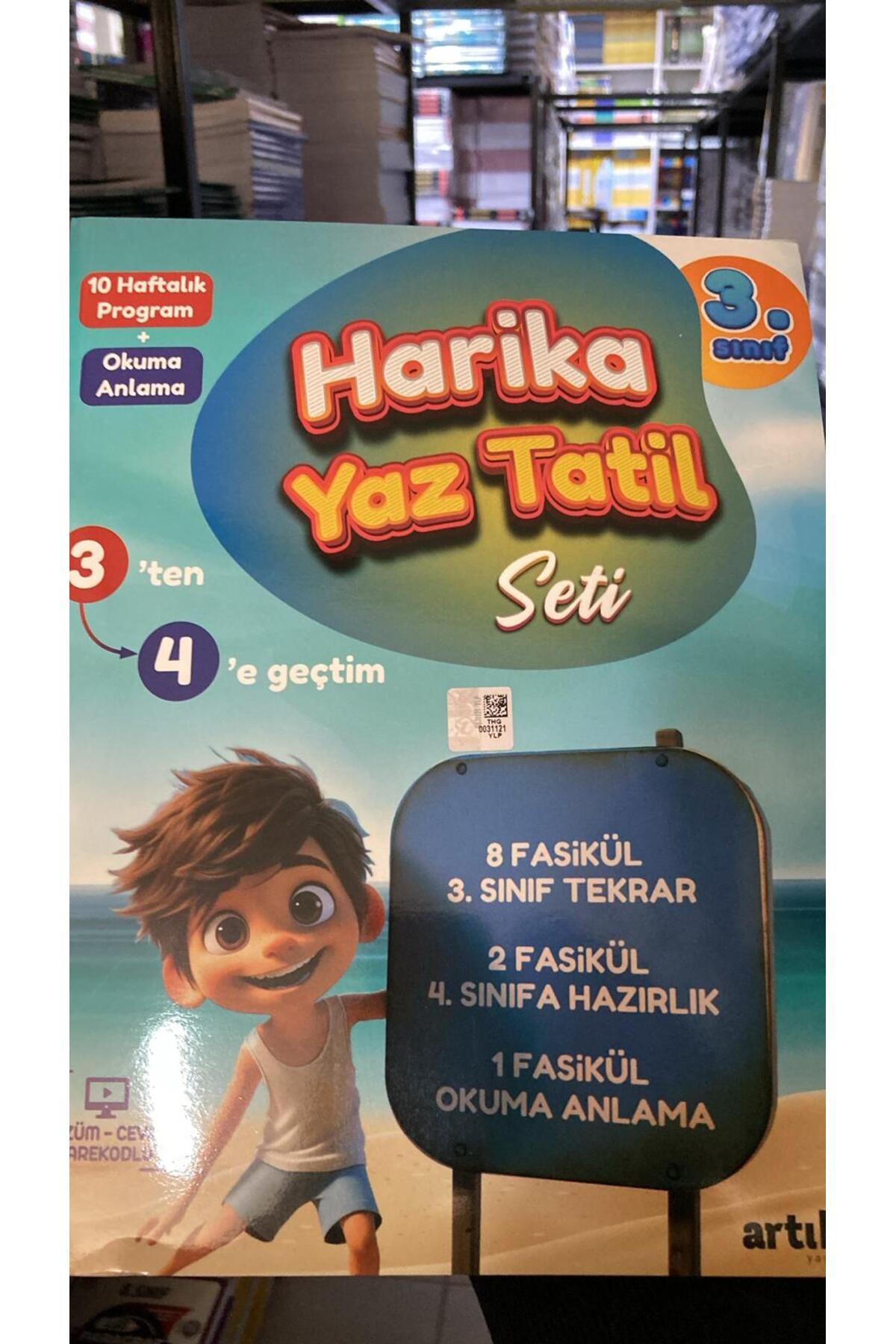 Yanıt Yayınları HARİKA YAZ TATİLİ 3 DEN 4E 3.SINIF SET KARNE KILIF HEDİYELİ 2025