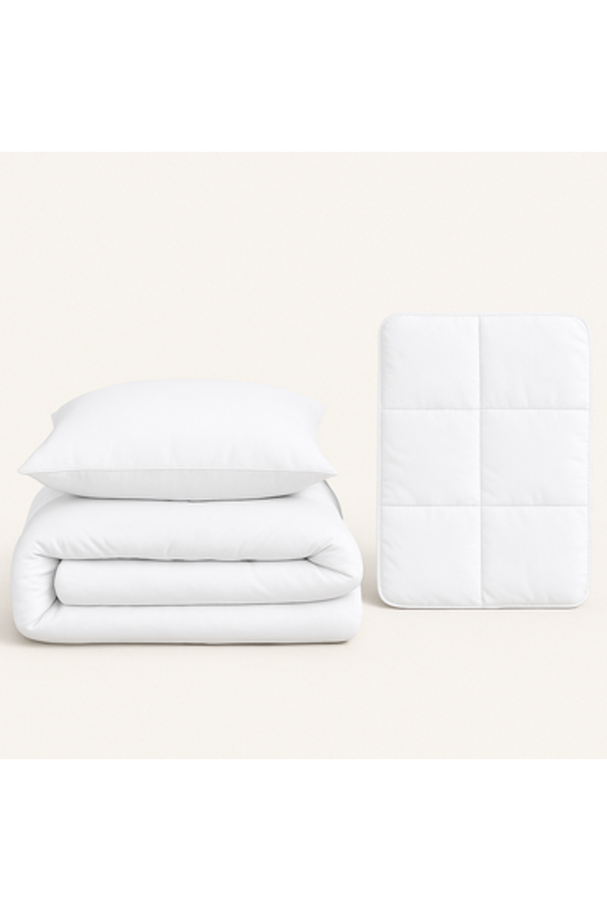 Pazar Home Bedding-Double bedspread with movable filling, 400 stitches, consisting of 7 cotton pieces 2
