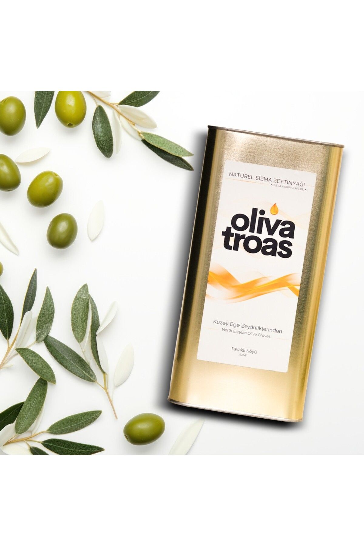 Oliva Troas Olivatroas Natürel Birinci Zeytinyağı 5LT
