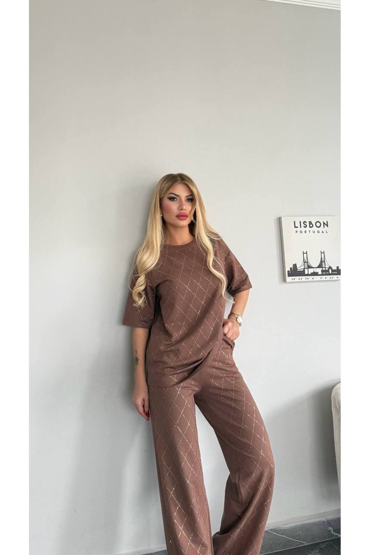 Bella Belluci Yeni Sezon Taş Detaylı Alt Üst Takım