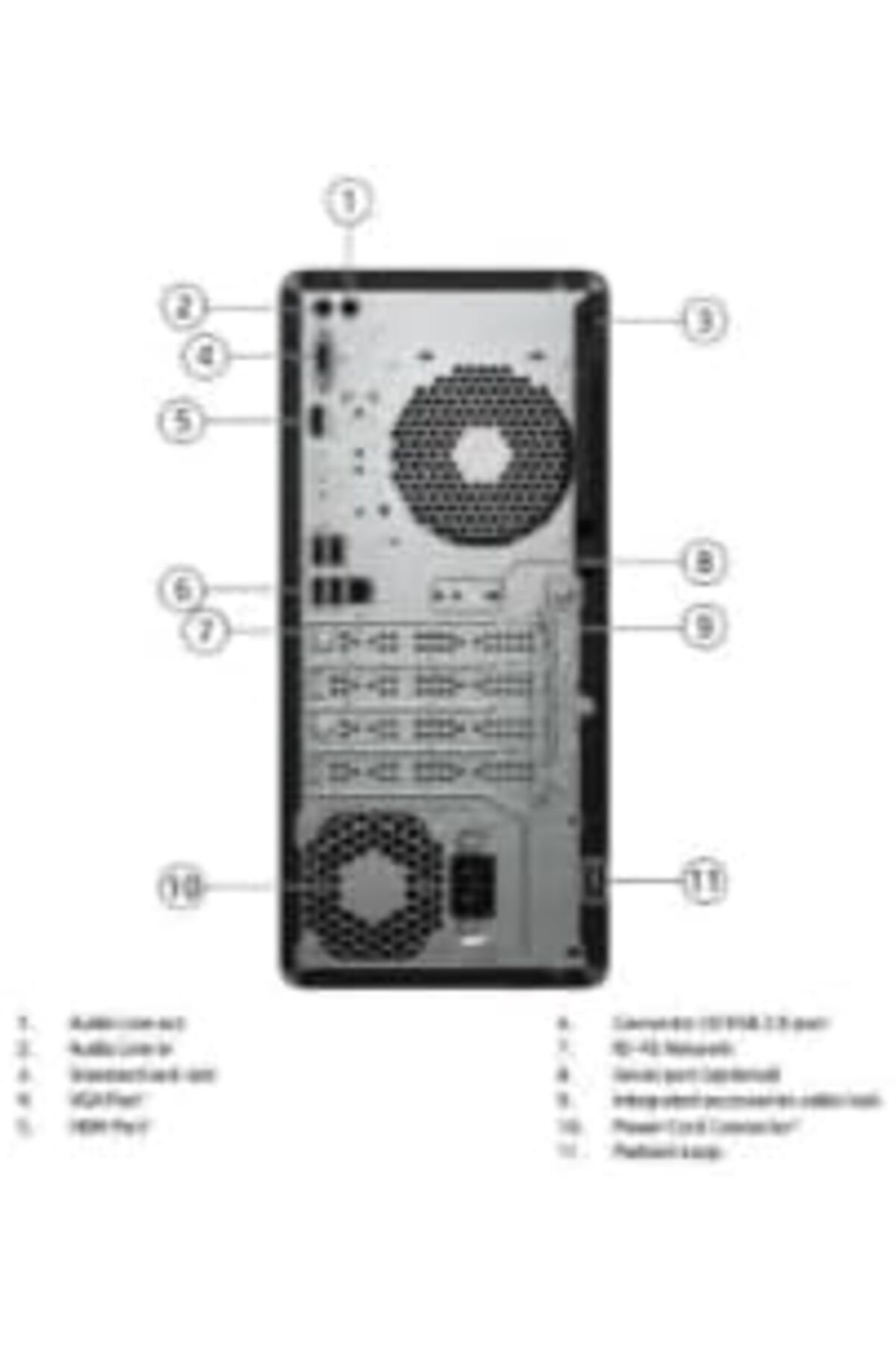 HP-Pro Tower 290 G9 Computer with Core i3-12100 Processor, 8GB RAM, 256GB SSD, Intel UHD 730 Graphic 4