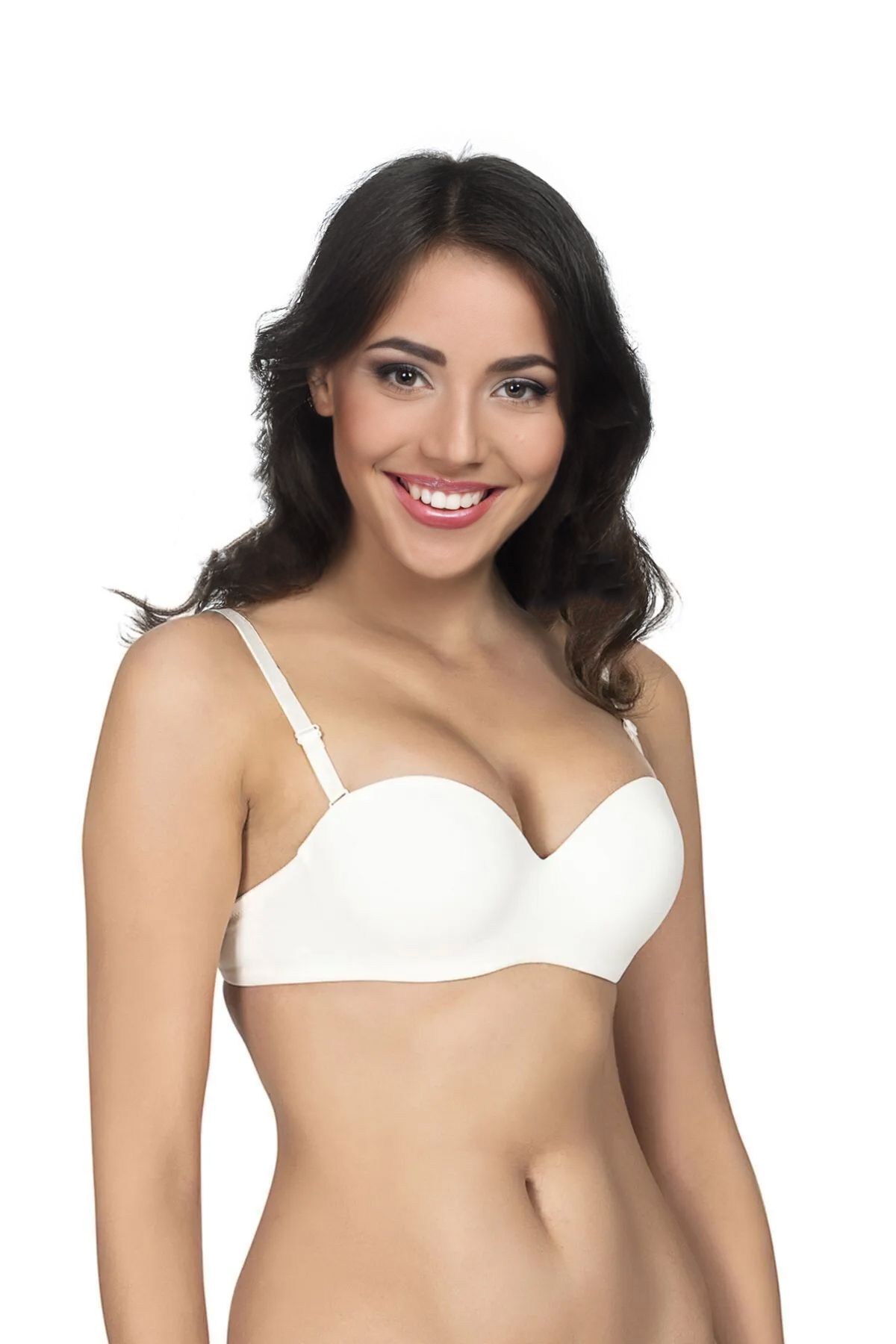 Bravie Strapless Dolgulu Micro Tulum Sütyen 1110P