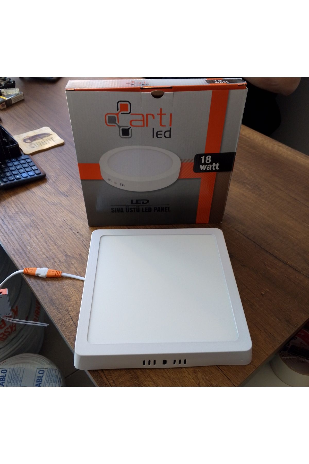 ARTILED 18 WATT SIVA ÜSTÜ LED PANEL