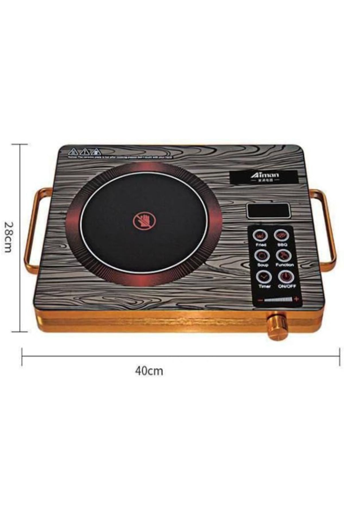 SOKANY-2200W Digital Hotplate – Portable Single Burner with Temp Control, Compact & Fast 4