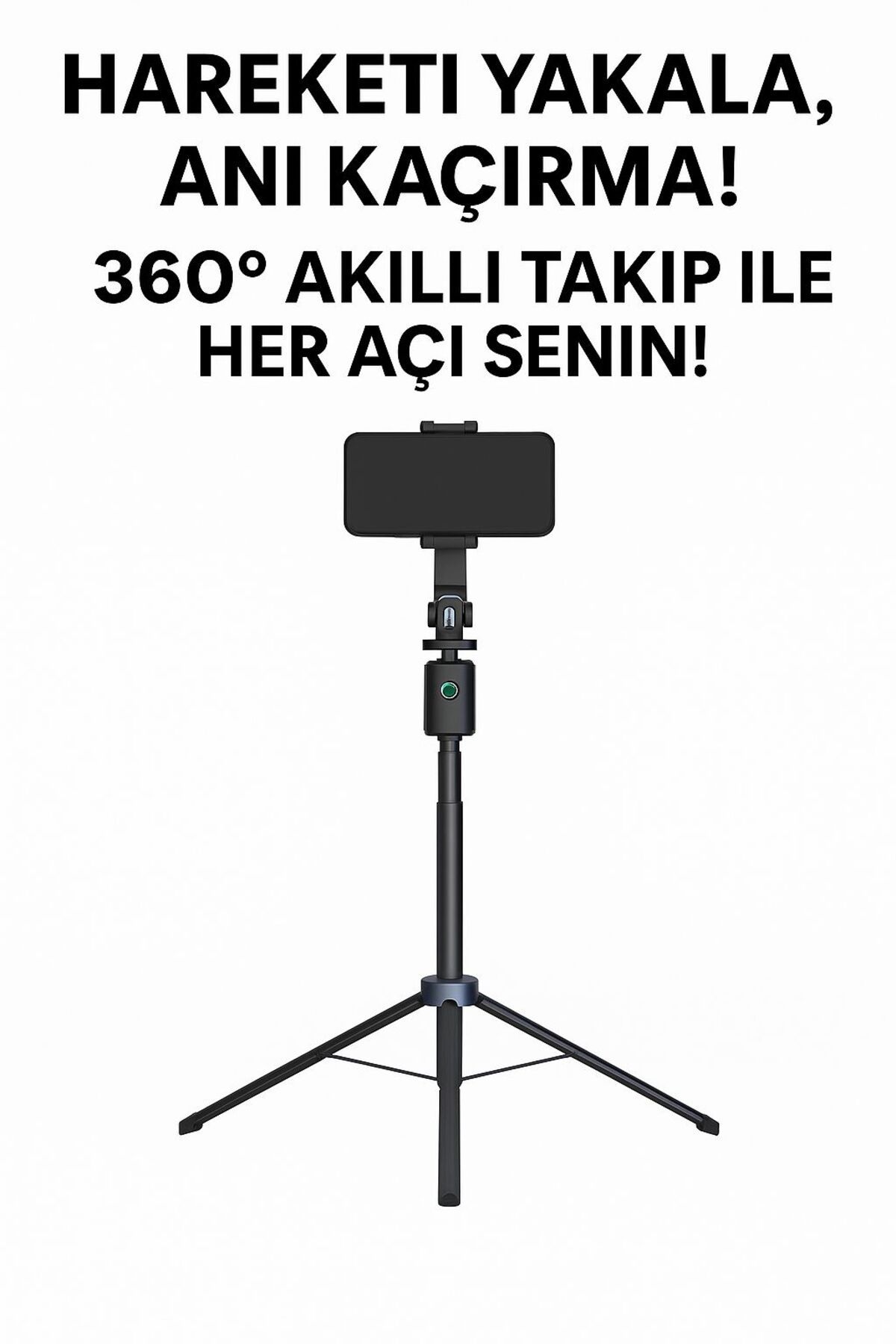 LEROSA Q13 PTZ TripodTracker Selfie sopa 180cm geniş açı 360 derece Gimbal katlanabilir otomatik yüz izleme