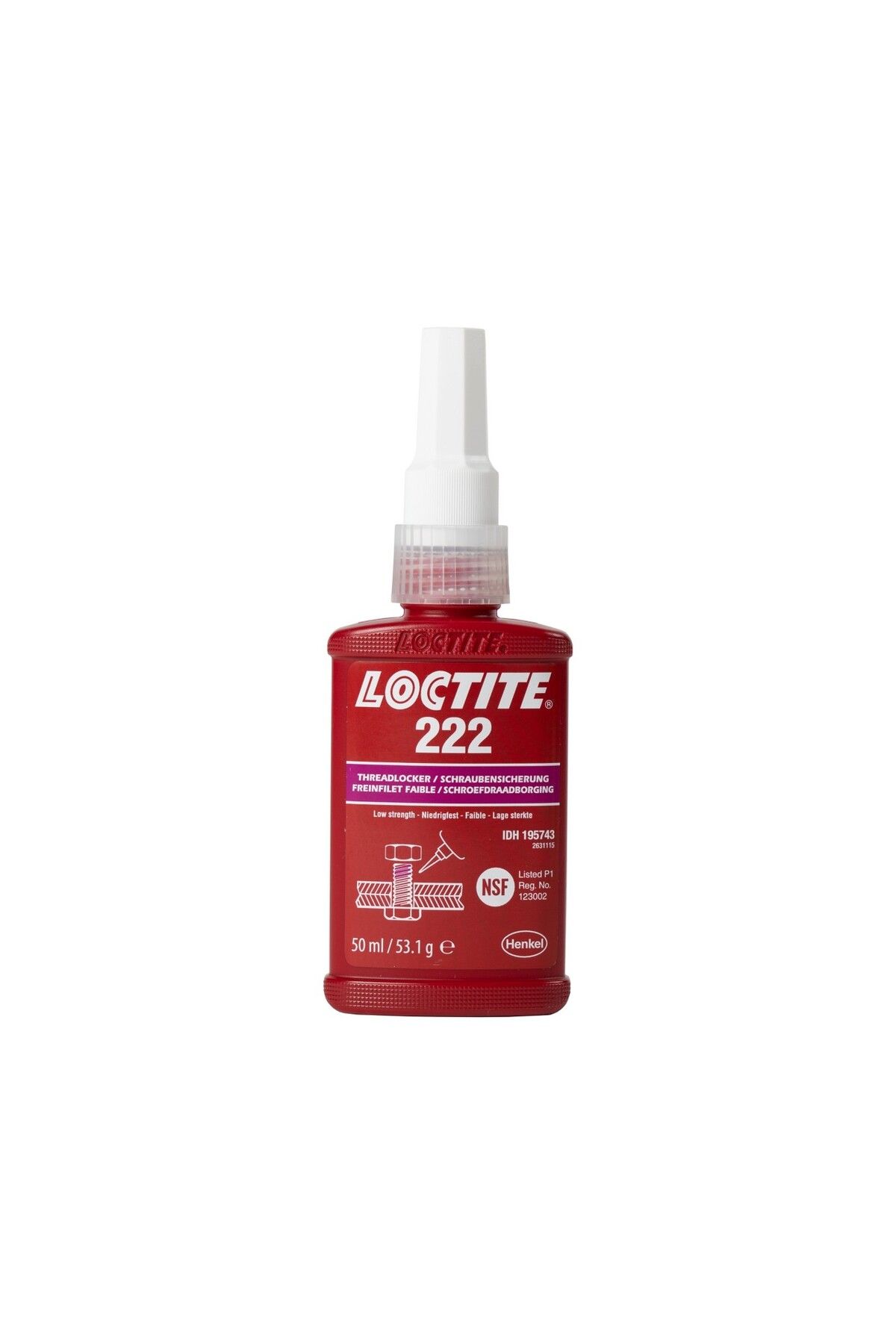 LOCTİTE Loctite 222 Düşük Mukavemetli Vida Gevşemezlik Civata Sabitleyici Kolay Sökülebilir 50 gr/ml