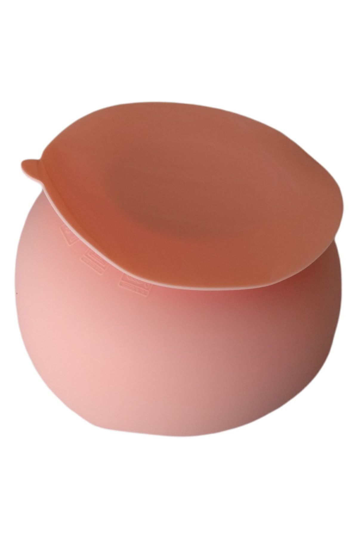 jojobebek Çocuk Silikon Mama Önlüğü, Silikon Vakumlu Kase, Silikon Kaşık Ve Çatal / Pembe fotoğrafı 3 (önizleme)