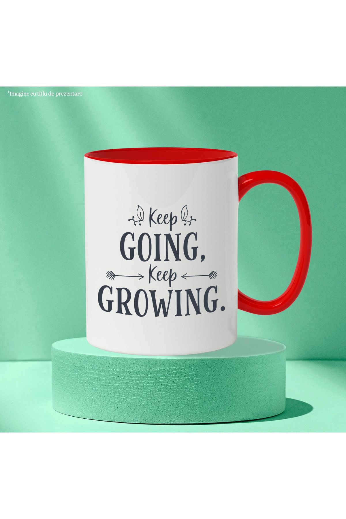 StoryGift Romania-Mug with a message that encourages you to move forward and develop as much as possible, With ,STG 3