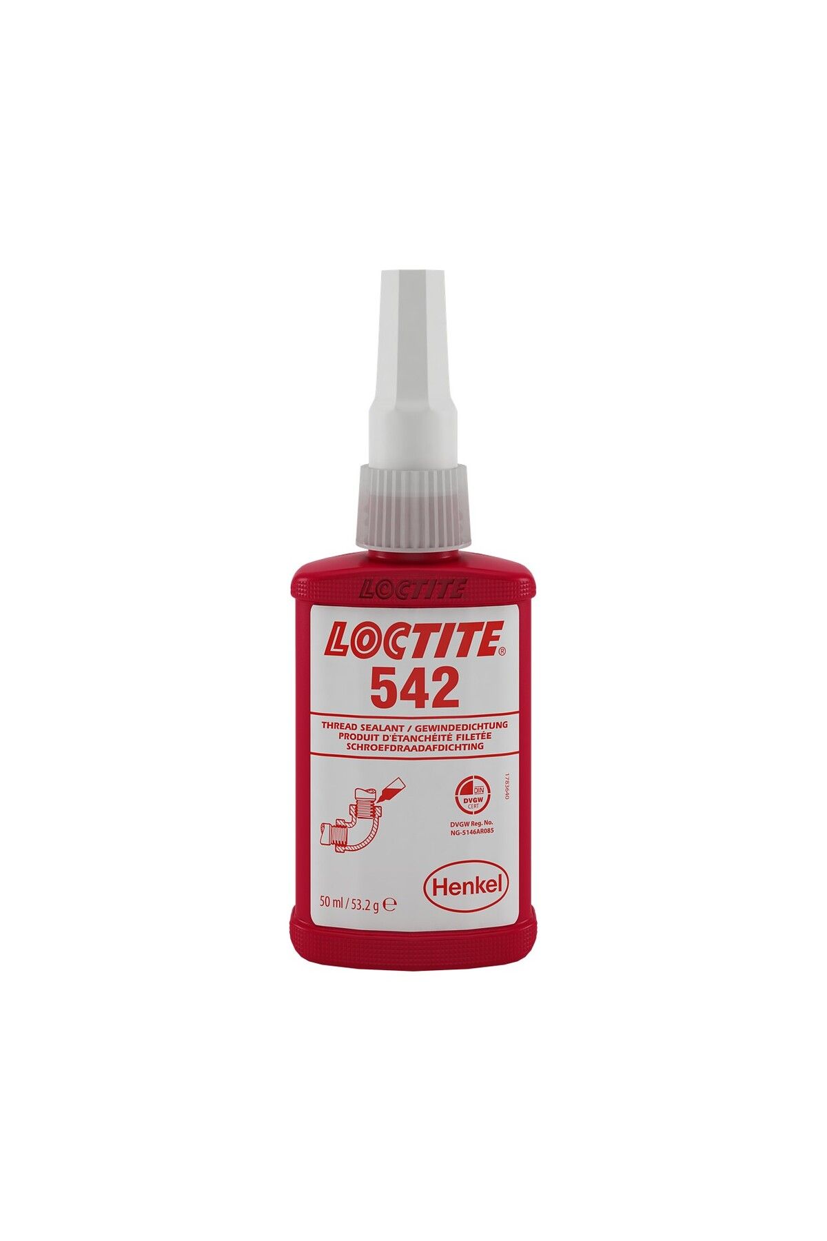 LOCTİTE Loctite 542 Orta Mukavemetli Hidrolik Pnömatik Dişli Sızdırmazlığı 50 gr/ml