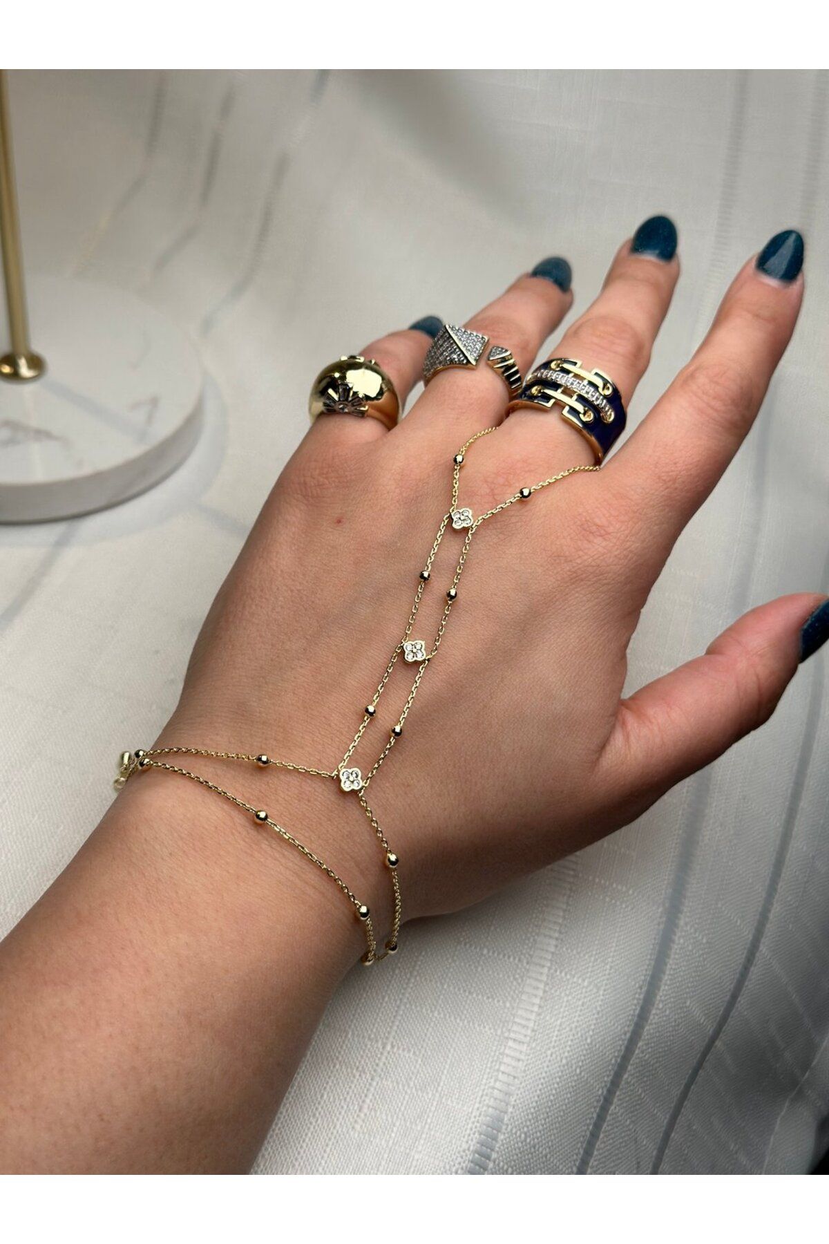 gingillo aksesuar Özel Seri Gold Renk İkili Marka Model Şahmeran