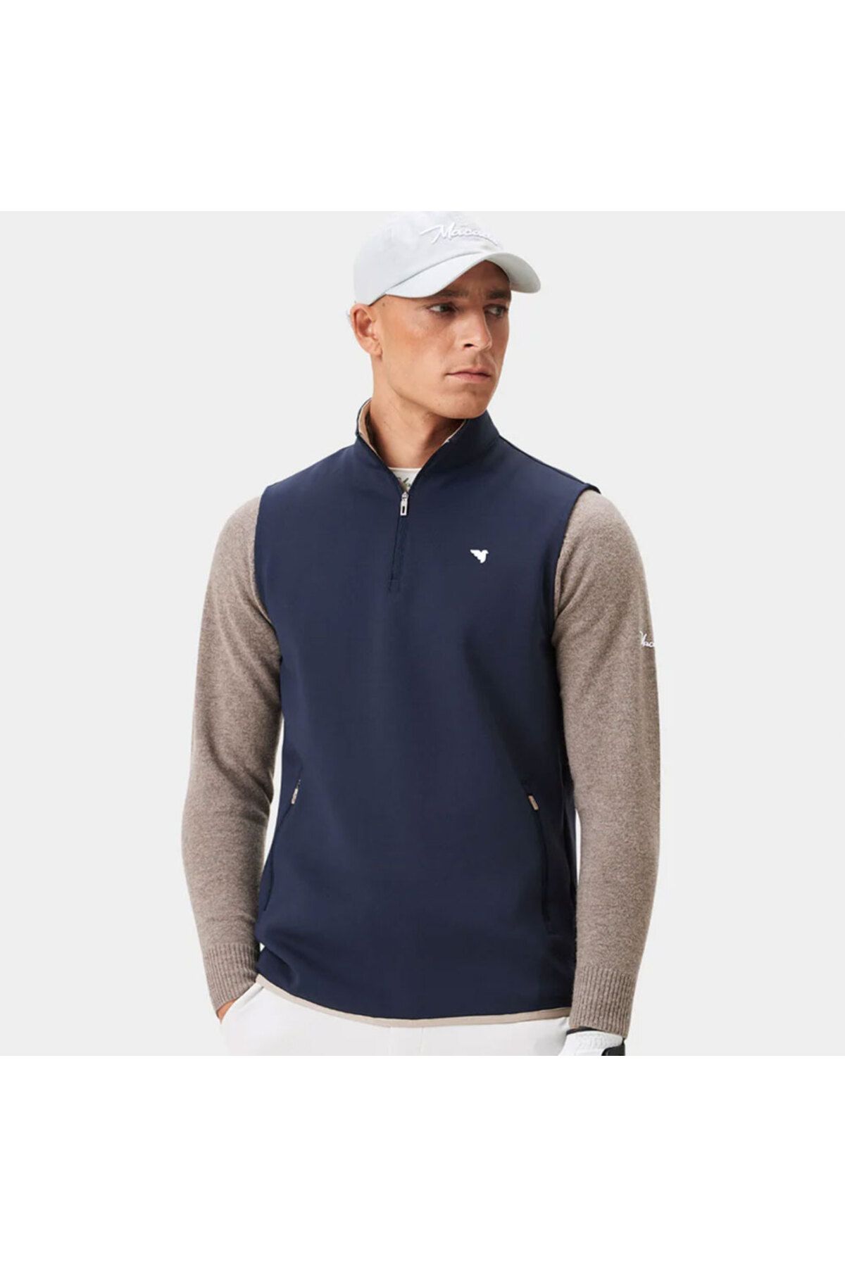 Macade Golf Erkek Lacivert Therma Yelek JA202101027