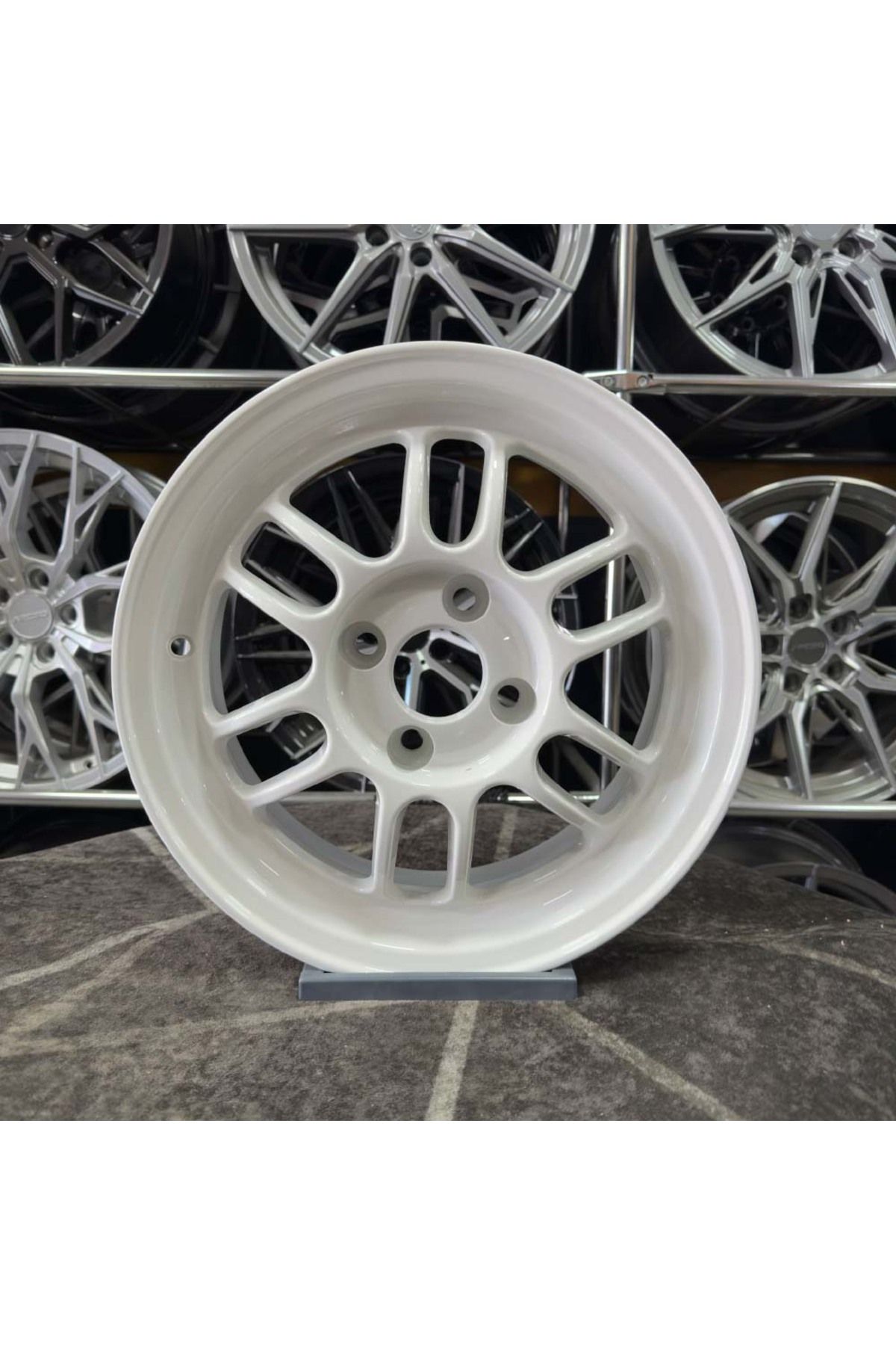 Emr 14 inç 4x100 Enkei Beyaz Jant Modeli (4 Adet)