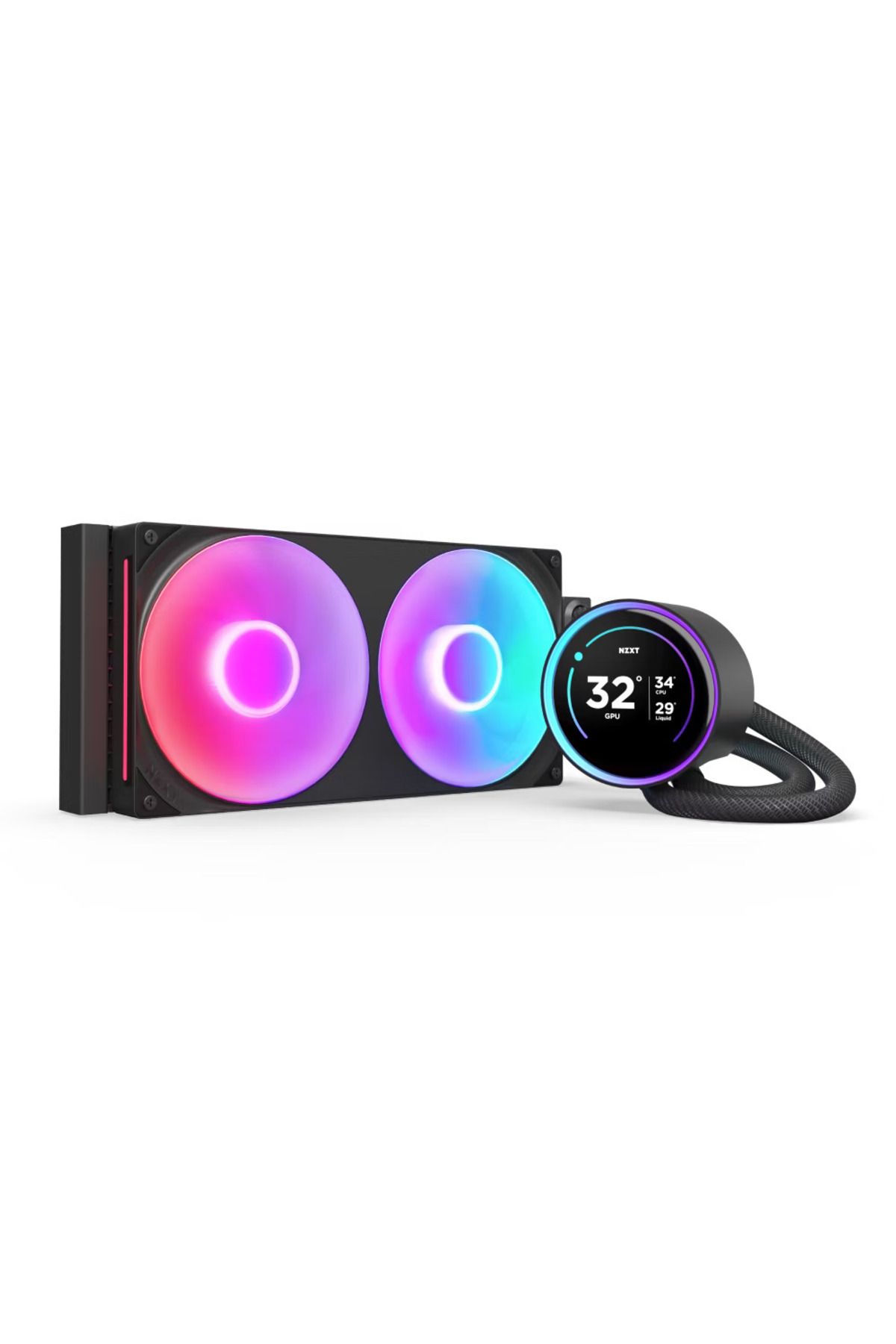 Nzxt Kraken Elite RGB RL-KR28E-B2 IPS LCD Ekranlı 280 mm Siyah İşlemci Sıvı Soğutucu
