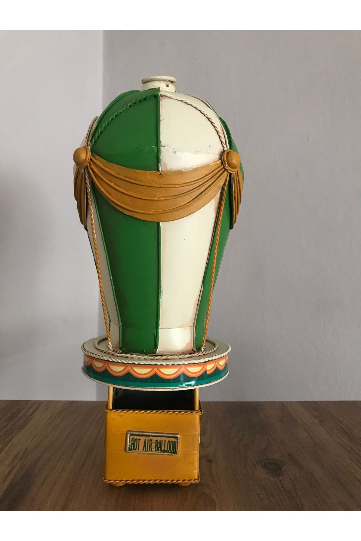 NOSTALJİM DEKORATİF METAL SICAK HAVA BALONU