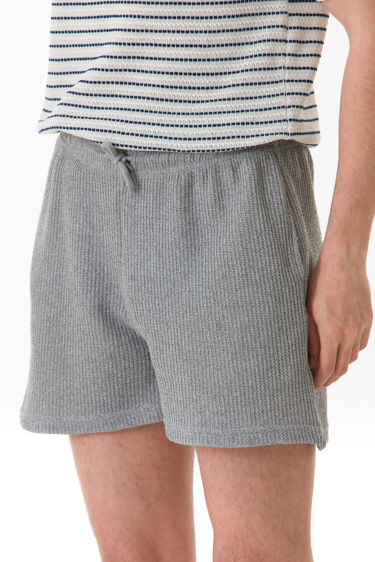 Fulla Moda-3 Thread Waist Lace up Shorts 6
