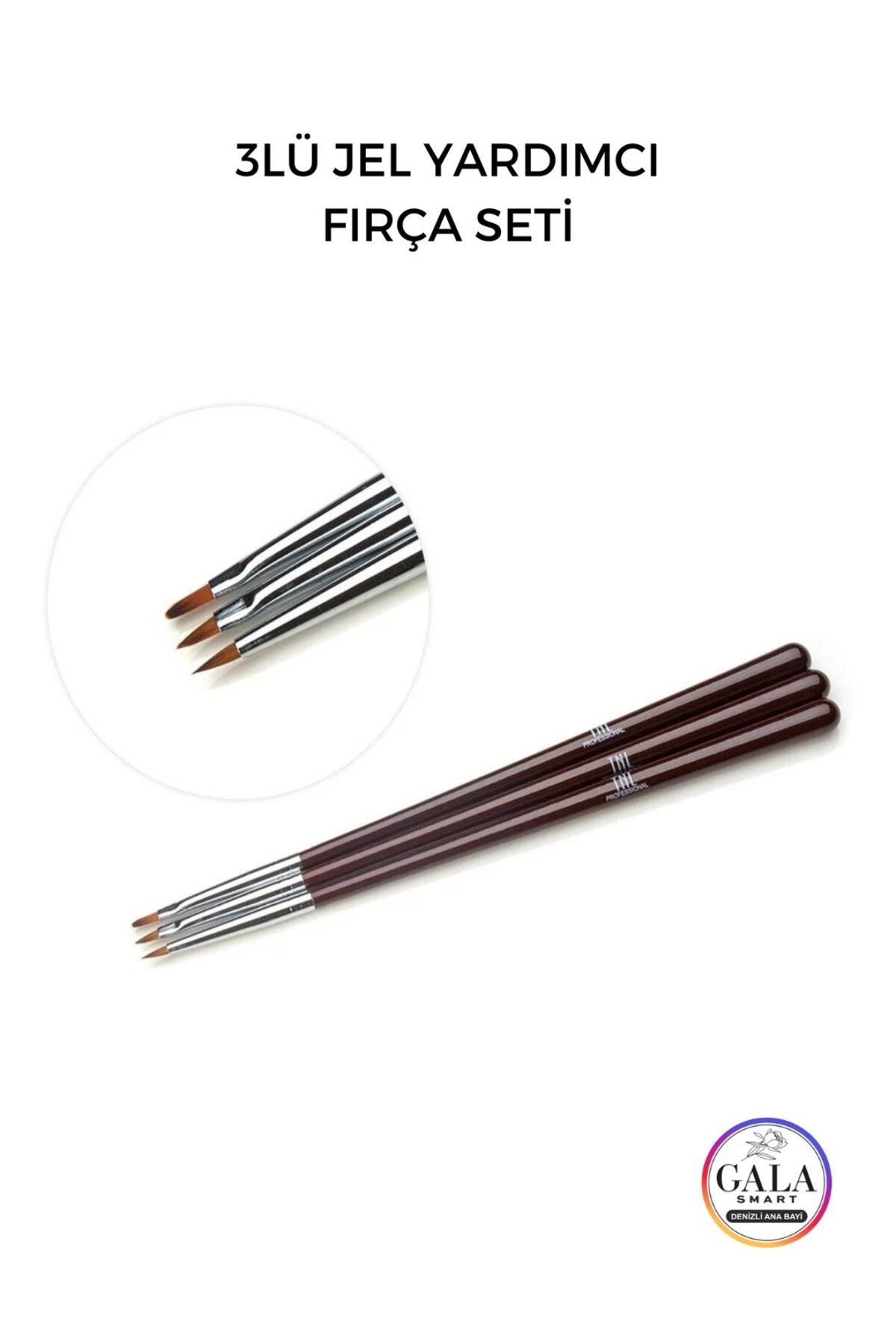 gala smart Protez Tırnak Nail Art Fırça Setleri