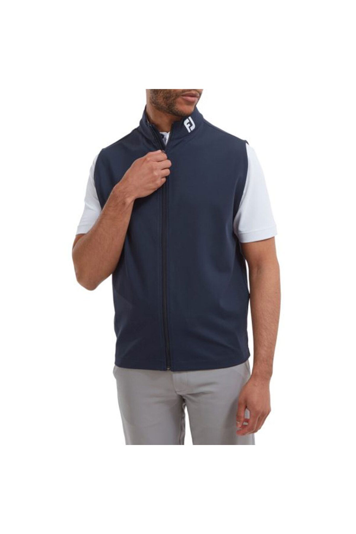 FootJoy Erkek Tam Fermuarlı Golf Yeleği 88456 Lacivert