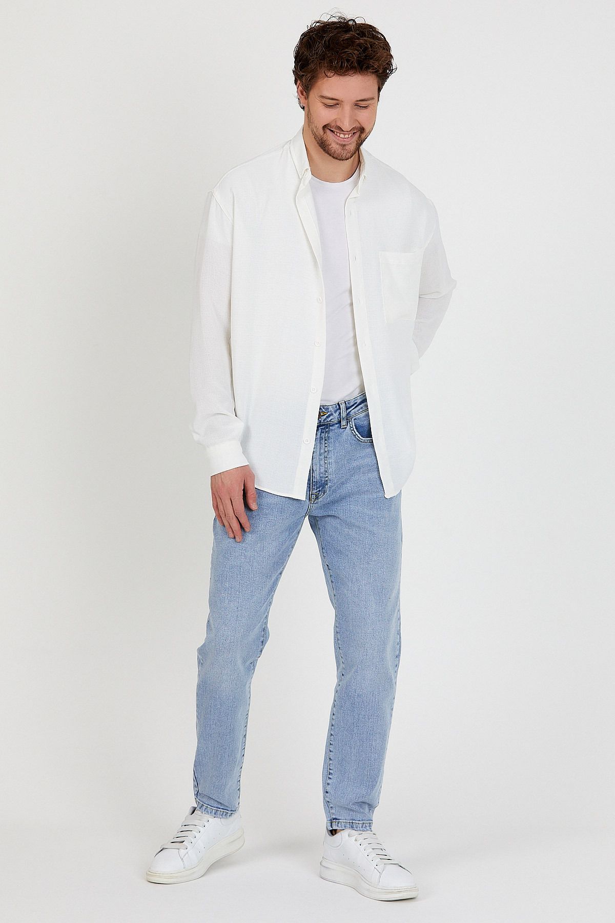 VENA Smith Ice Blue Tapered Fit Jean Pantolon - ICE BLUE