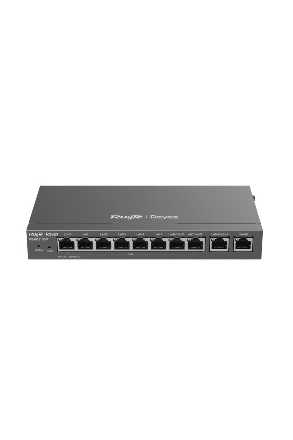 RUIJIE Reyee RG-EG210G-P 10 Portlu 8 Port Poe (70w) Yönetilebilir Poe Switch