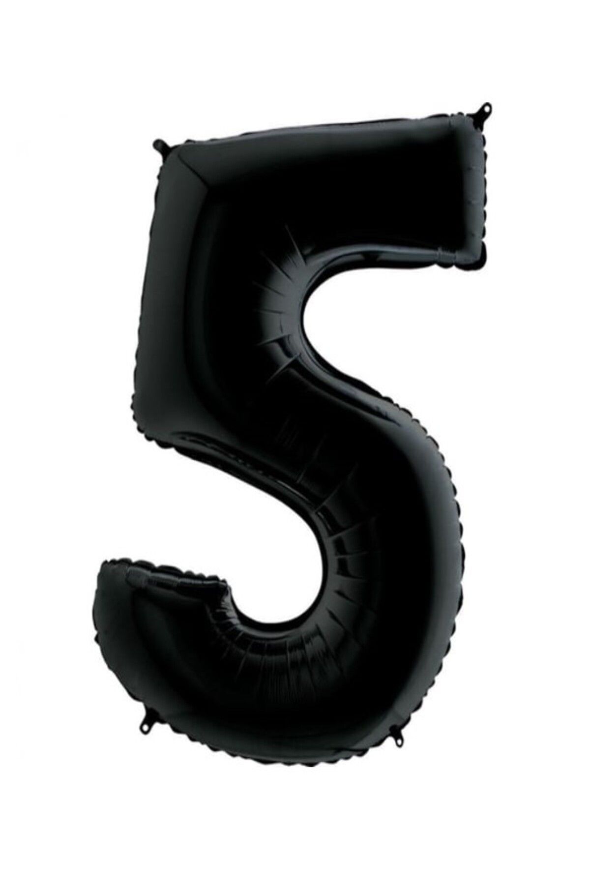 party mix Siyah Mat Rakam Folyo Balon 70 cm – Parti & Doğum Günü Süsleme - Rakam Balon