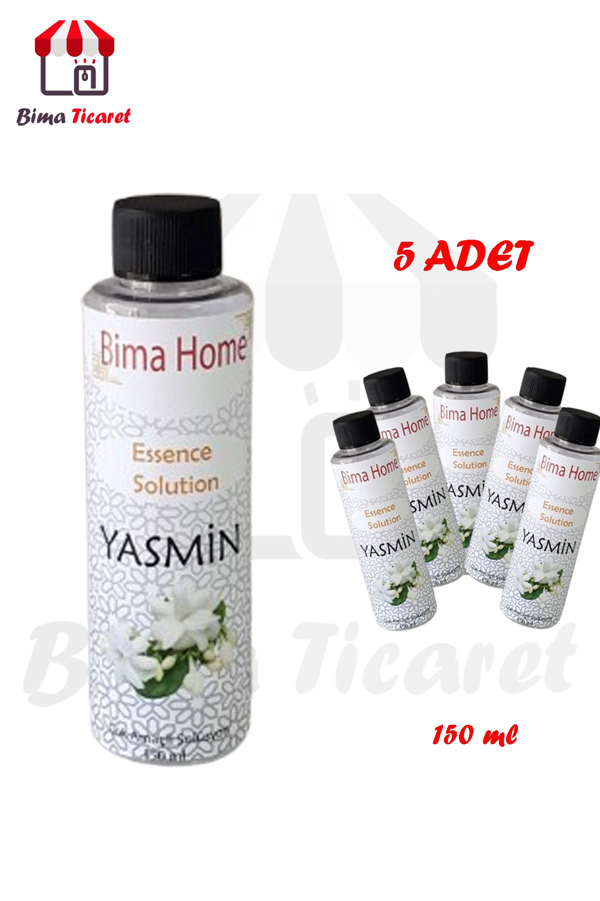 Bima Ticaret Orijinal 5 adet Geniş Alan Kokulandırma Makinesi Parfümü (Yasmin)